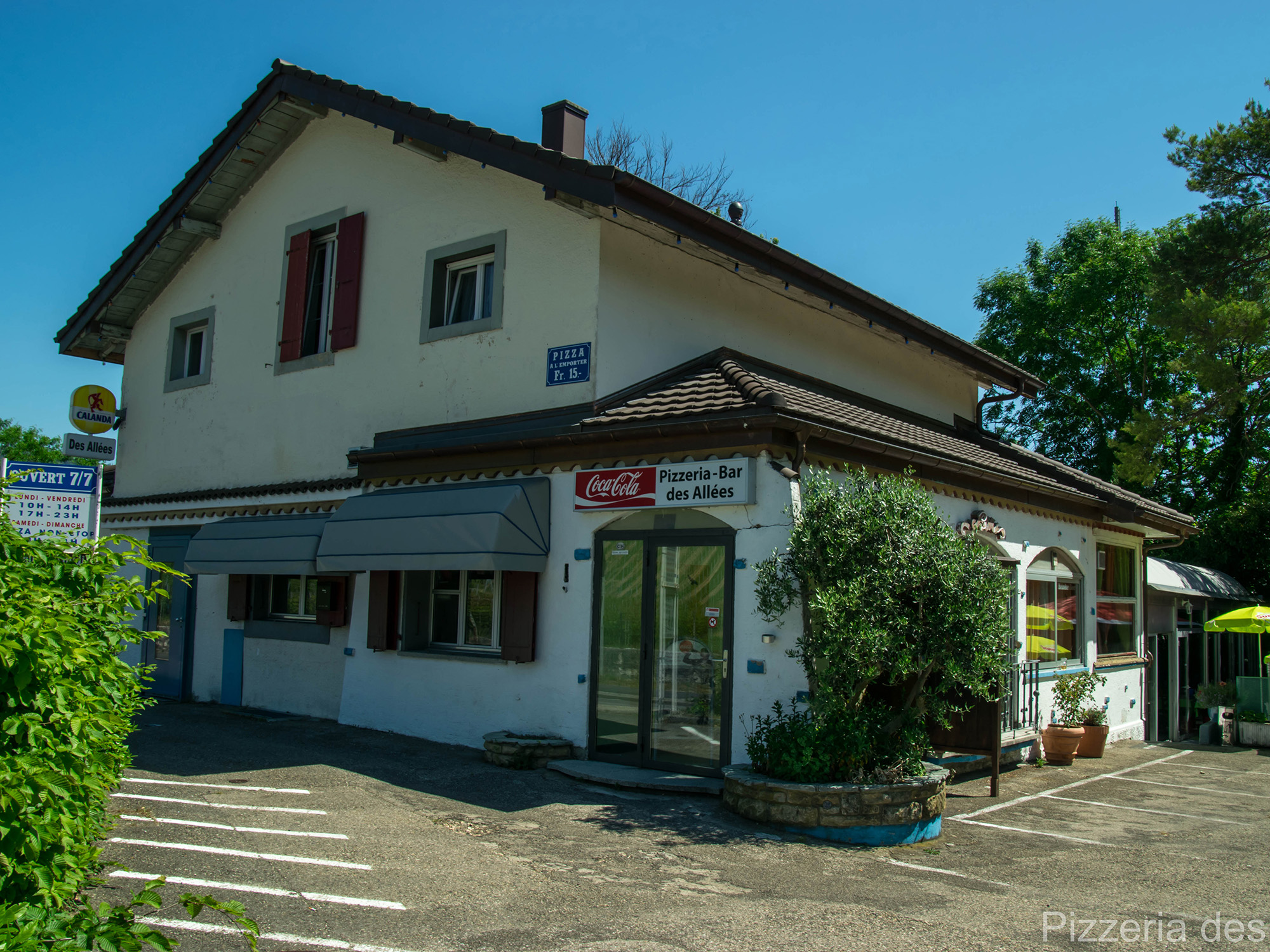 pizzeria des allées Colombier Neuchâtel